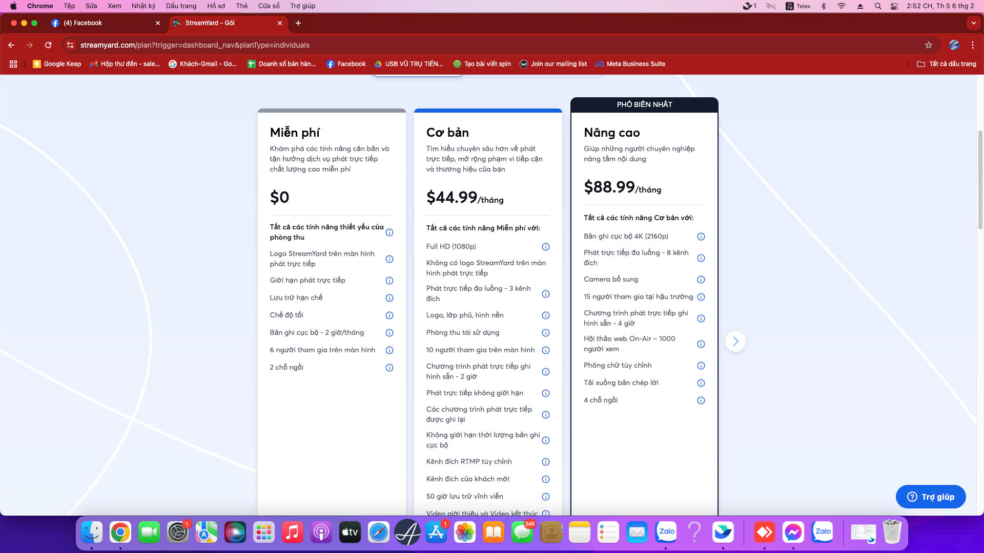 stream yard giá rẻ