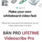 Mua Phần Mềm Videoscribe Pro trọn đời giá rẻ