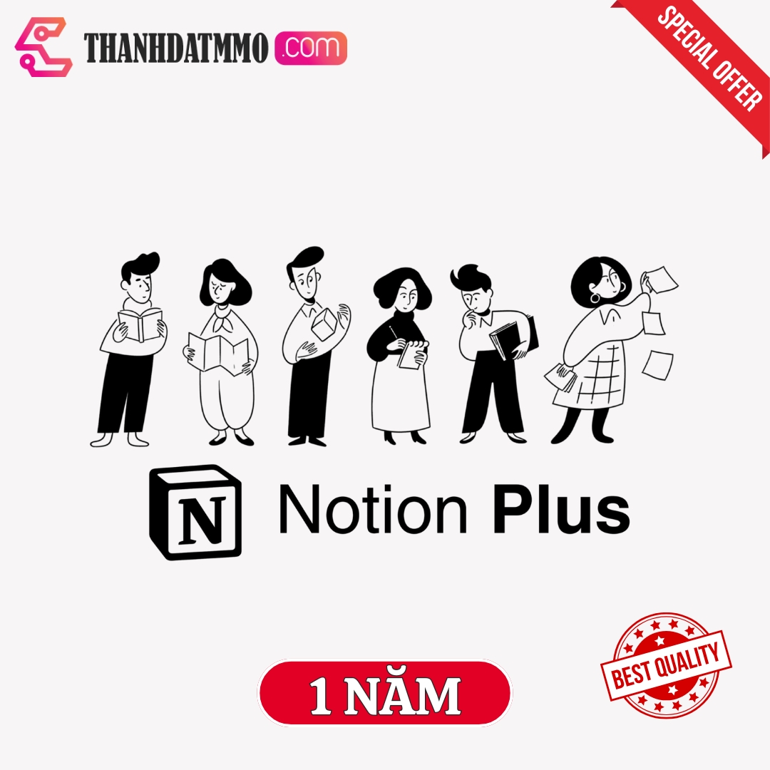 Notion Plus AI 1 năm